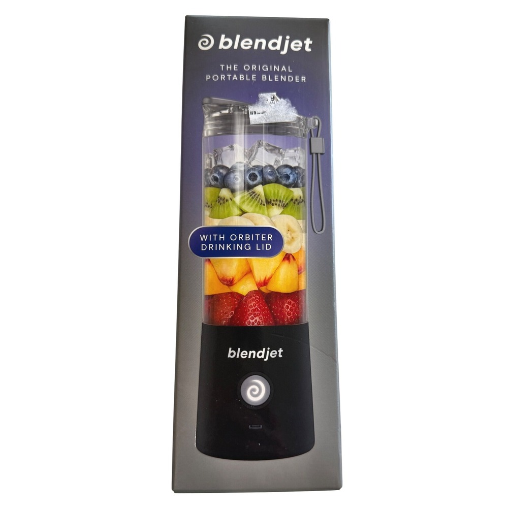 NEW BlendJet 2 The Original Portable Blender Black Orbiter USB Rechargeable Gift